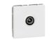Prise TV 2 MOD blanc - 078782