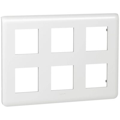 Plaque de finition Mosaic pour 2x3x2 modules blanc