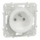 SCHNEIDER Prise courant Odace 2P+T blanc - S520059