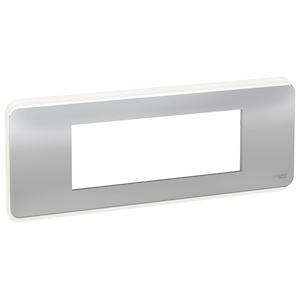 Schneider Plaque Aluminium 6 modules