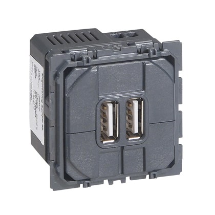 LEGRAND Céliane Prise USB double 2400 mA - 067462