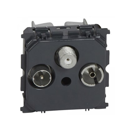 LEGRAND Céliane Prise TV - R - SAT étoile blindée - mecanisme