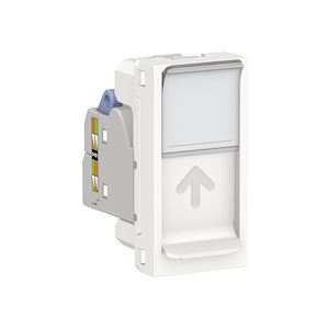 Schneider Prise RJ45 Blanc Unica Cat.6 STP - 1 module -NU344718