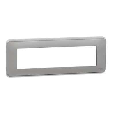 Schneider Plaque Aluminium 8 modules - NU411830