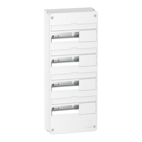 Resi9 - Coffret en saillie Blanc (RAL 9003)- 4 rangées de 13 modules-min