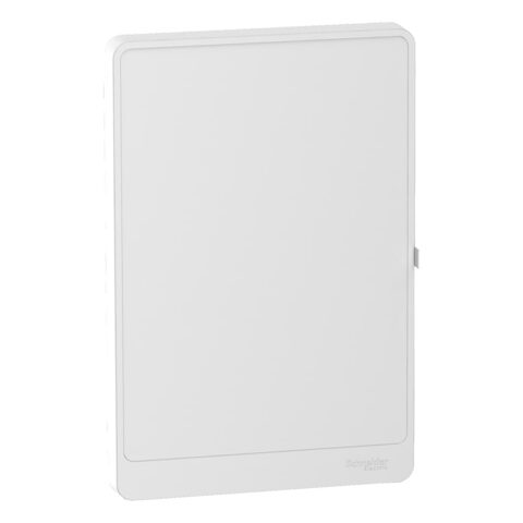 Resi9 - porte Styl blanche (RAL 9003) pour coffret 3 rangées de 13 modules-min