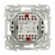 SCHNEIDER Odace Interrupteur va-vient + poussoir blanc - S520285