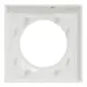 Odace 2011 Styl - plaque 1 poste blanc
