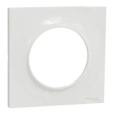 Odace 2011 Styl - plaque 1 poste blanc