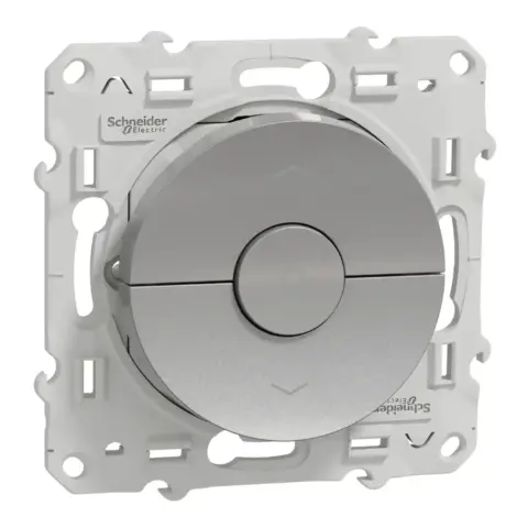 Odace Interrupteur volets roulants Alu - S530208