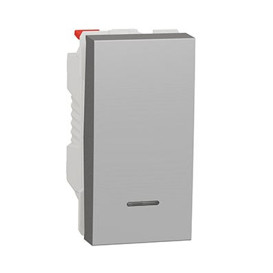 Schneider Bouton-poussoir Aluminium avec voyant NO -10A-NU310630N