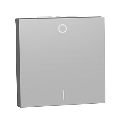 Schneider Interrupteur bipolaire Aluminium 2 modules - 16A -NU326230