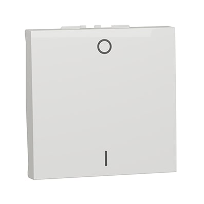 Schneider Interrupteur bipolaire Blanc - 2 modules - 16A - NU326218