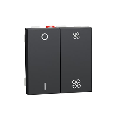 Schneider Interrupteur pour VMC Unica - 10A - Avec arrêt -NU321454-min