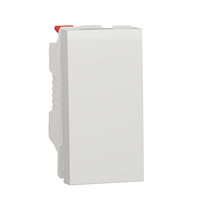 Schneider Va-et-vient Blanc Unica - 1 module - 10A - NU310318F
