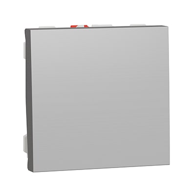 Schneider bouton-poussoir Aluminium NO - 10A -NU320654