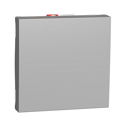 Schneider va-et-vient Aluminium 10A - 2 mod - NU320330