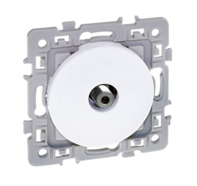 Prise multiservices TV - Type F - 250V - Blanc - 60268