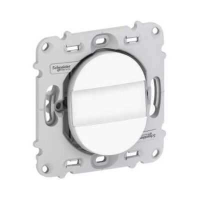 Poussoir à fermeture 10A avec porte-étiquette Ovalis - S261266