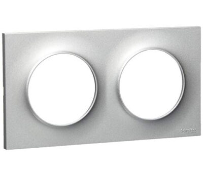 Plaque Double horizontale / verticale 71mm - Aluminium - S520704E