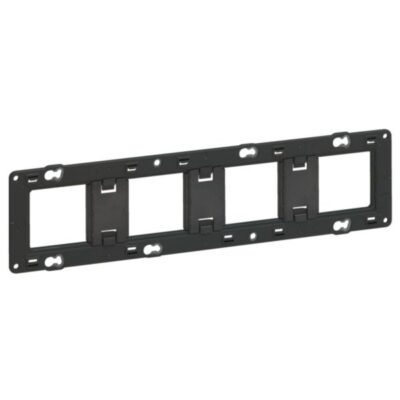 LEGRAND Batibox Support 4 postes pour fixation à vis - 080254