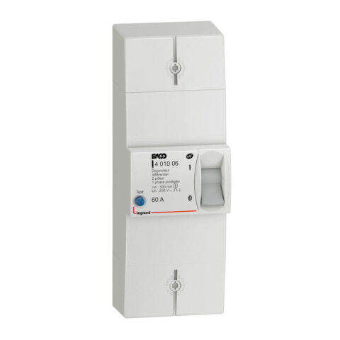 Disjoncteur EDF monophasé sélectif - 60A non réglable - LEGRAND - 401006