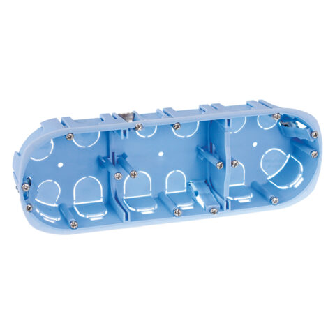 EUROHM 52046 - BOÎTE PLACO 3 POSTES PROF. 40MM