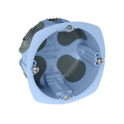 Boîte d'encastrement 1 poste - prof. 40mm