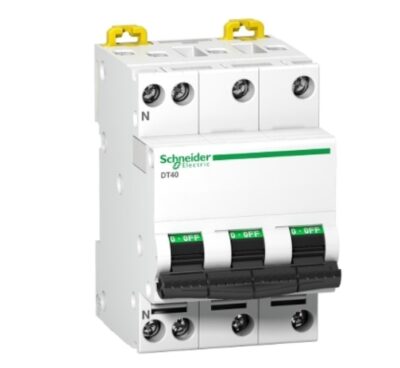Schneider A9F75340-Acti9, iC60N disjoncteur 3P 40A courbe D