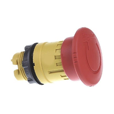 Tête bouton arrêt urgence Ø40 - rouge - Schneider - ZB5AS844