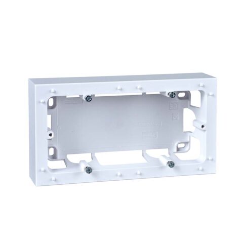 SCHNEIDER Boite double pour montage en saillie blanc - S520764