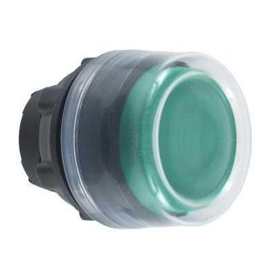 Schneider tête de bouton poussoir + capuchon IP69K - Ø22 - vert -ZB5AP3-min