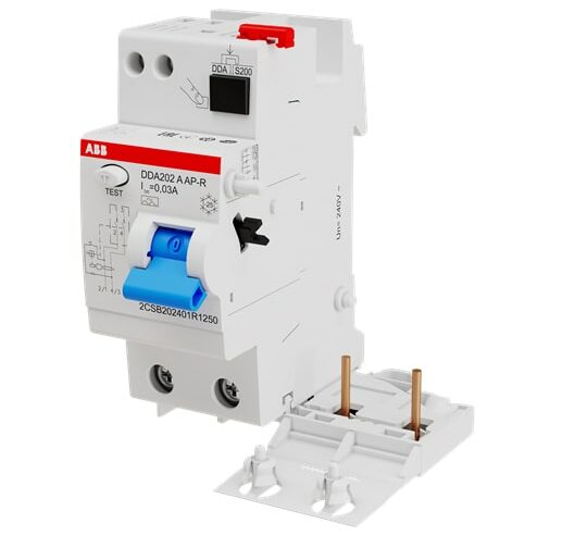 Bloc differentiel 2P -25A - 30mA - Rail DIN, série DDA200 - 450541