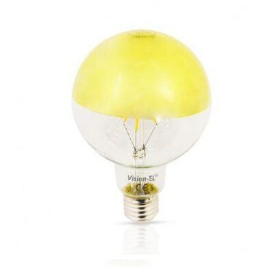 El-vision Ampoule LED E27 G95 Filament Miroir Doré 6W 2700K - 71538