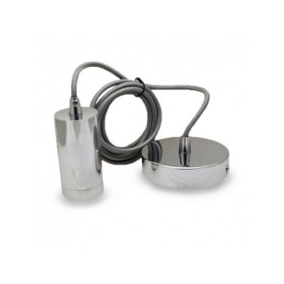 El-vision Suspension Douille E27 Metal M008- noir + Câble 2m - 5020