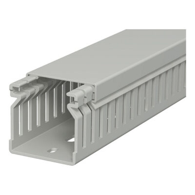 Goulotte de câblage 2000 x 25 x 40 mm gris roche