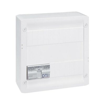 Legrand Coffret Multimédia Basique avec brassage équipé et précâblé 4 prises RJ45 - 413218