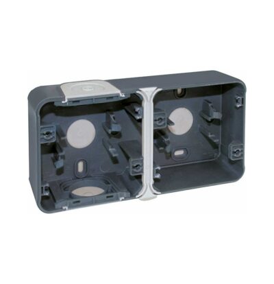 EUROHM Oxxo Boite 2 Postes- Gris