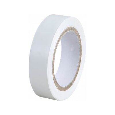 EUROHM Ruban isolant adhésif Blanc 10 Mètres x 15 mm -72006