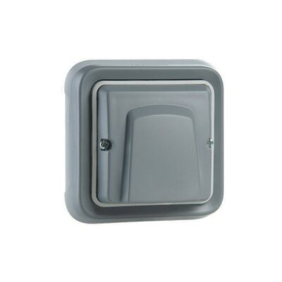 Sortie de câbles Plexo complet IP55 encastré - gris - 069848