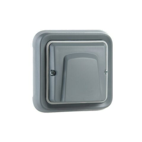 Sortie de câbles Plexo complet IP55 encastré - gris - 069848