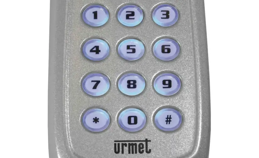URMET Clavier codé ZAMAK antivandale compact, en saillie - 141212