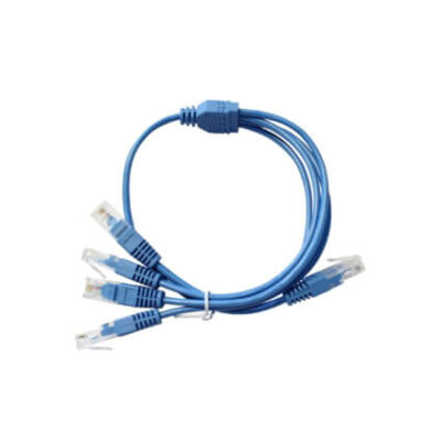Lien'k Cordon Y UTP 2 paires Bleu 0,5m RJ45 2 RJ45 -C45Y445-005