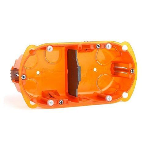 Boîte multimatériaux Batibox 2 postes 4 à 5 modules montage vertical ou horizontal - profondeur 40mm-min