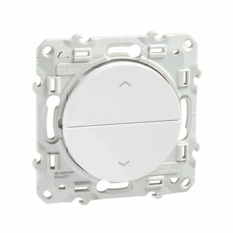 SCHNEIDER poussoir volets roulants Odace blanc - S520207