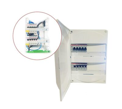 Tableau électrique équipé 3 rangées