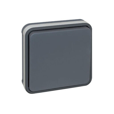 Va-et-vient - 10A complet encastré - 1 poste - Gris - 60880