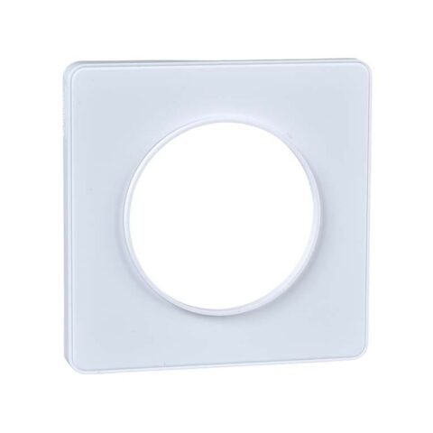 Schneider Plaque 1 Poste Blanc - Odace Touch -S520802
