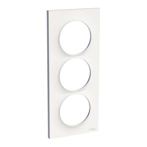 Schneider Plaque 3 Postes Verticaux - Odace Styl -S520716