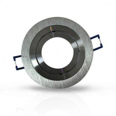 Vision-El Support Plafond Rond Orientable Argent Ø92 mm - 7712